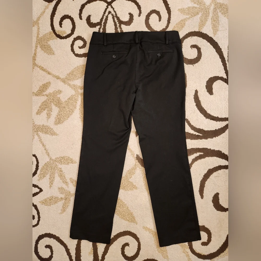 Loft Classic Black Dress Pants Marisa Straight - Picture 5 of 7